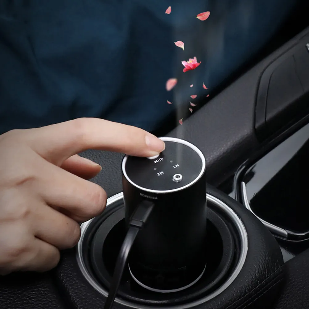 휴대용 USB 미니 가습기 디퓨저 (차량, 책상, 침실, 반려동물 방용) 아로마 에센셜 오일 미스트 진정 효과