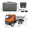 Huina 1598 1/14 Full Scale Lighting 14 Channel Alloy Remote Control Dump Truck Engineering Transport Vehicle Children Toy Gift 6