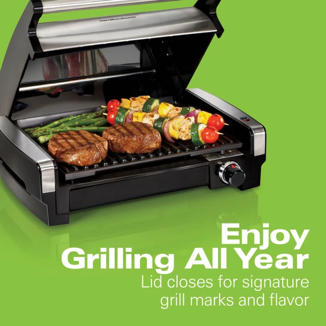 George Foreman Smokeless Indoor Grill, Party Size, Black, GFS0172SB