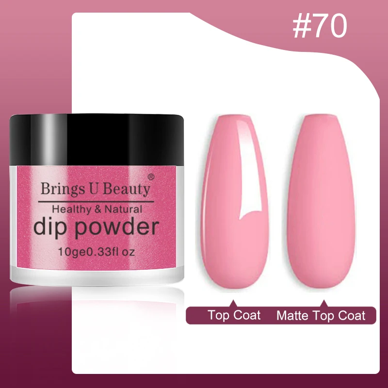 Dipping Powder Nail Art 10g Dipping Powder Pure Color Flash Nail Dust Decorative Resin Pigment Nail Art Needs Primer And Sealing Layer