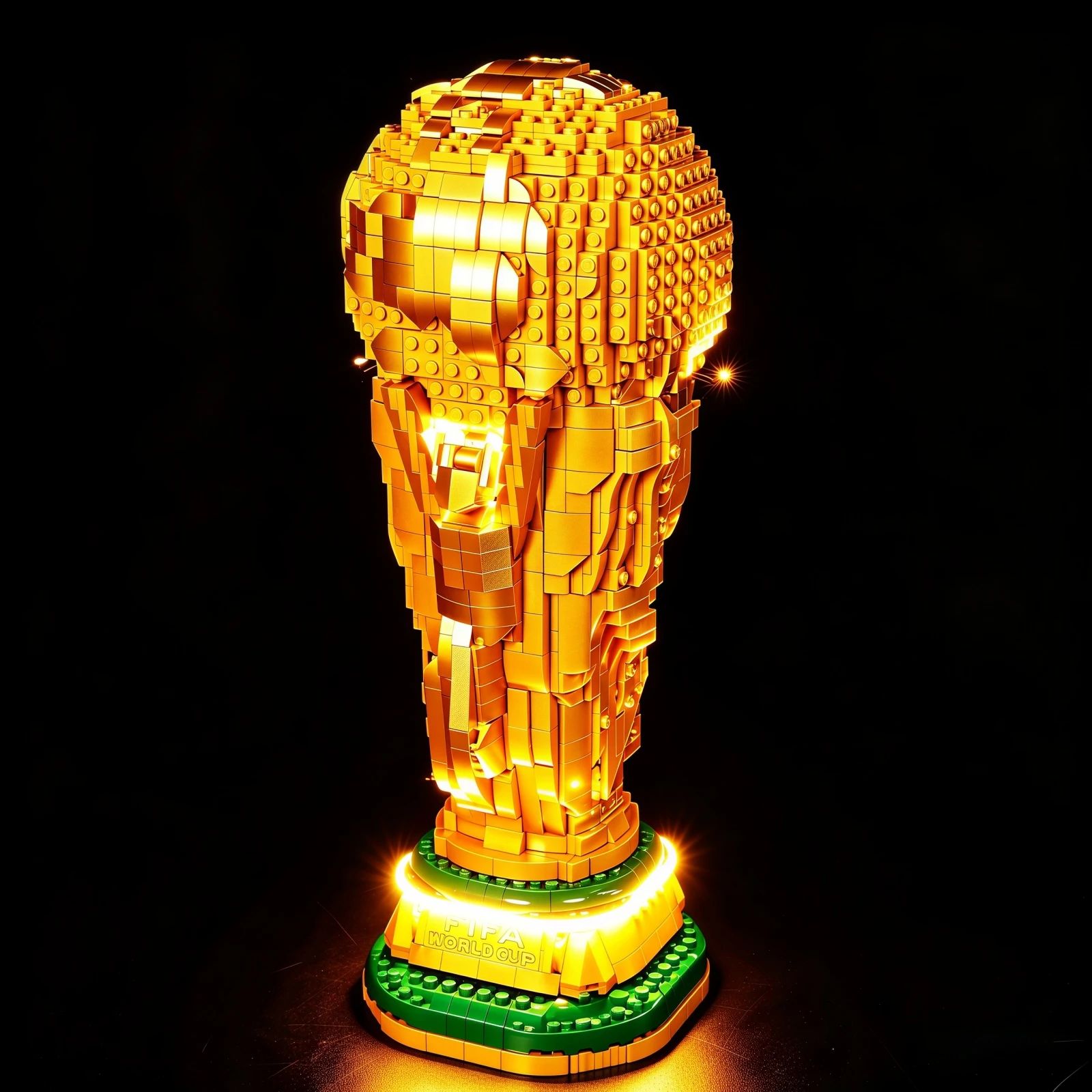 레고용 LED 조명 레고 43020 에디션 FIFA 월드컵 DIY 장식 램프에는 빌딩 블록 세트가 포함되어 있지 않습니다.