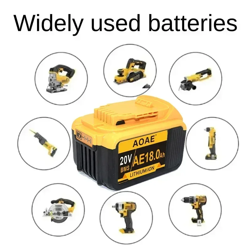 For Dewalt 20V Battery 3.0Ah-18.0Ah DCB609 Lithium-ion Battery For DCB200 DCB201 DCB609 DCB182 DCB204 Battery for Dewalt 20V 2