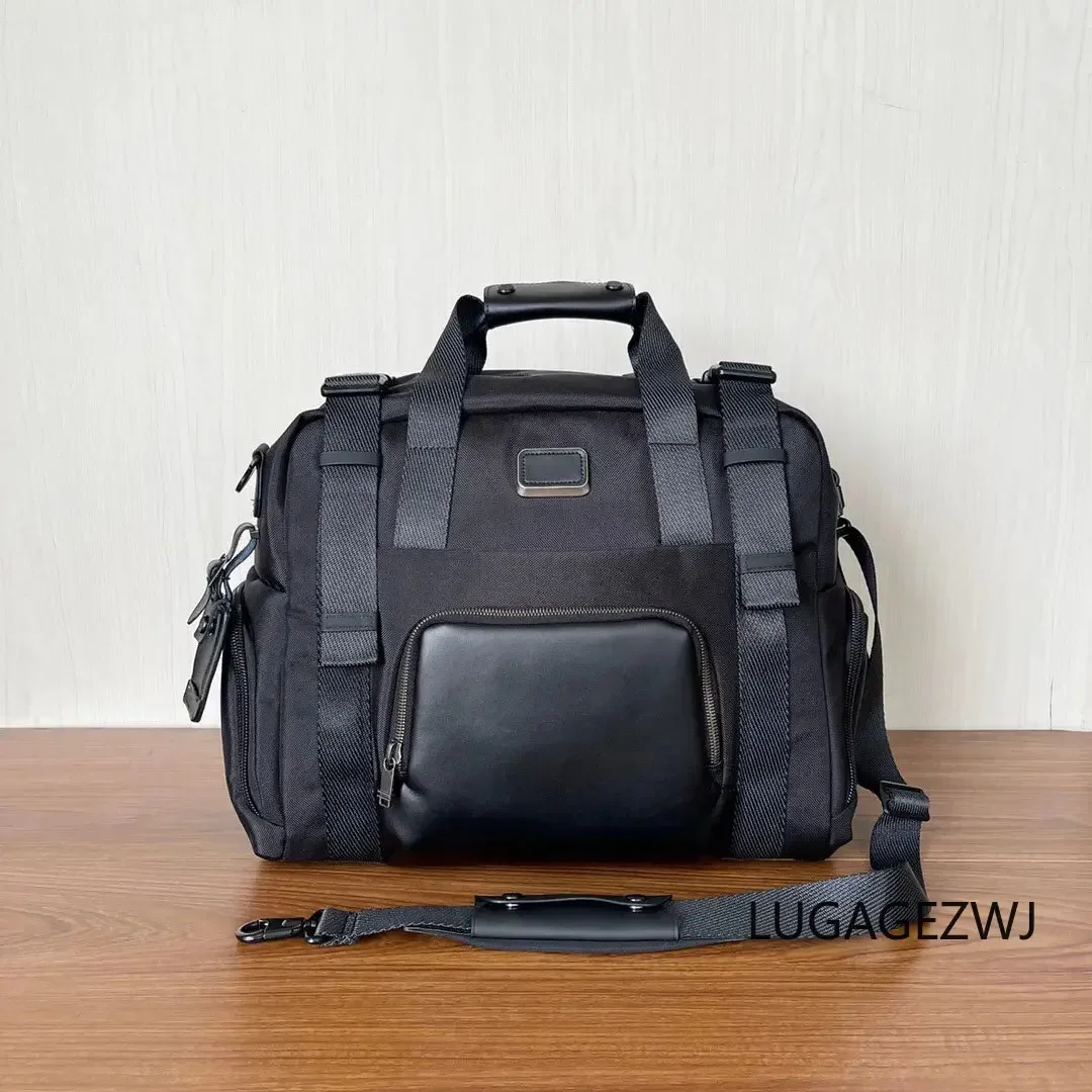 

New Brand Ballistic Nylon Travel Bag Men's Fashion Business Computer Bag Messenger Briefcase Handbag With Side Zipper Pocket
