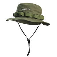 Breathable Cotton Bucket Hat Outdoor Men Women Casual Boonie Hats Fishing Hat Fashion Safari Summer Cap Hiking Sun Caps 1