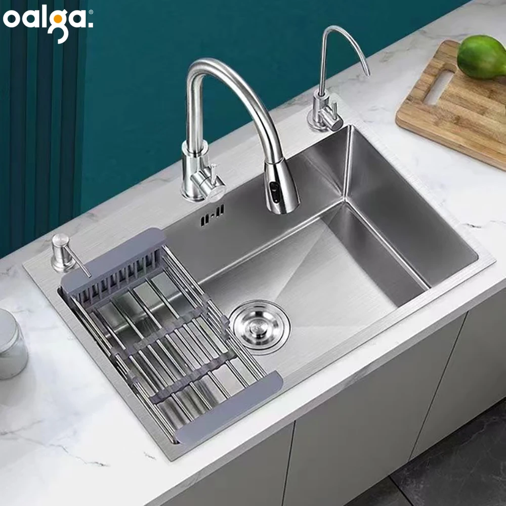 

Kitchen Sinks 304 Stainless Steel Sink Single Sink Fregadero Cocina Kitchen Fixture CE RoHS 싱크대 주방 اواني منزلية للمطبخ Для Кухні