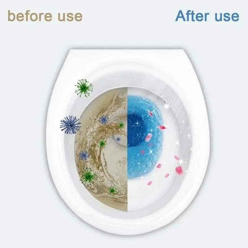 Toilet Deodorant Air Freshener Aromatic Flower Needle Detergent Flower Toilet Fragrance Deodorant Gel Cleaner Home Clean