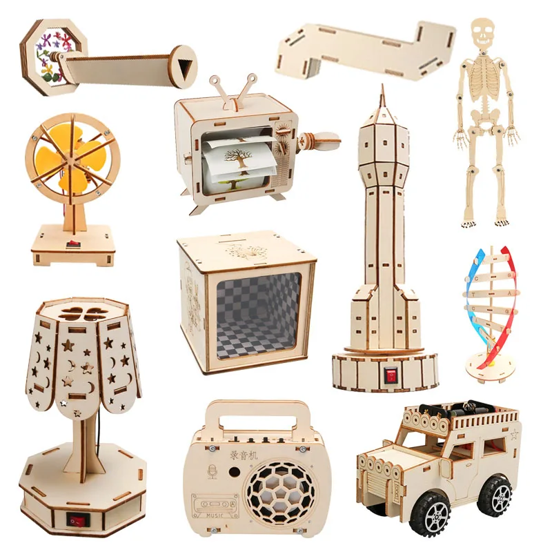 Children's DIY Science Experiment Kit - Educational STEM Toy with Physics Projects
