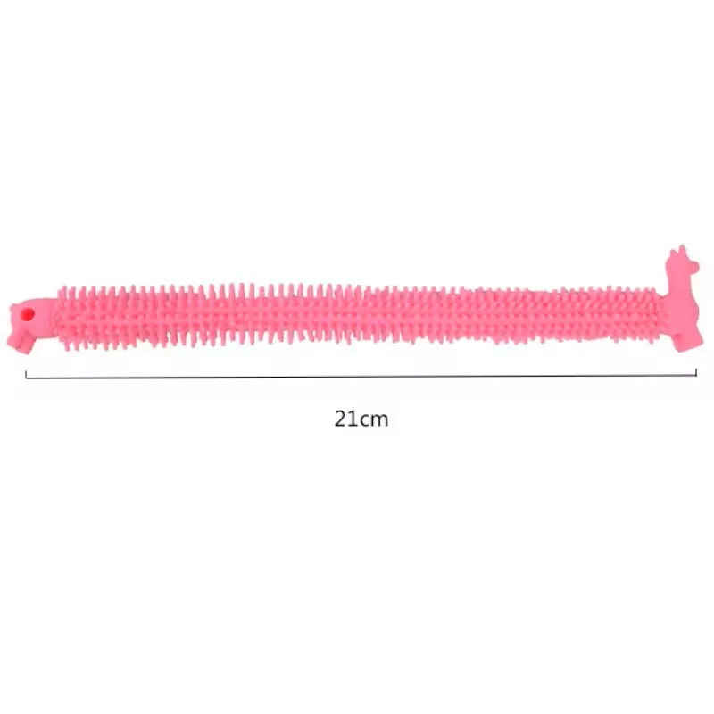 1-12PCS Alpaca Elastic Rope Violin Toy Long Noodles Elastic Toy Children's Stress Relief Toy Autism Toy Sensory Toy Gift Filler 6