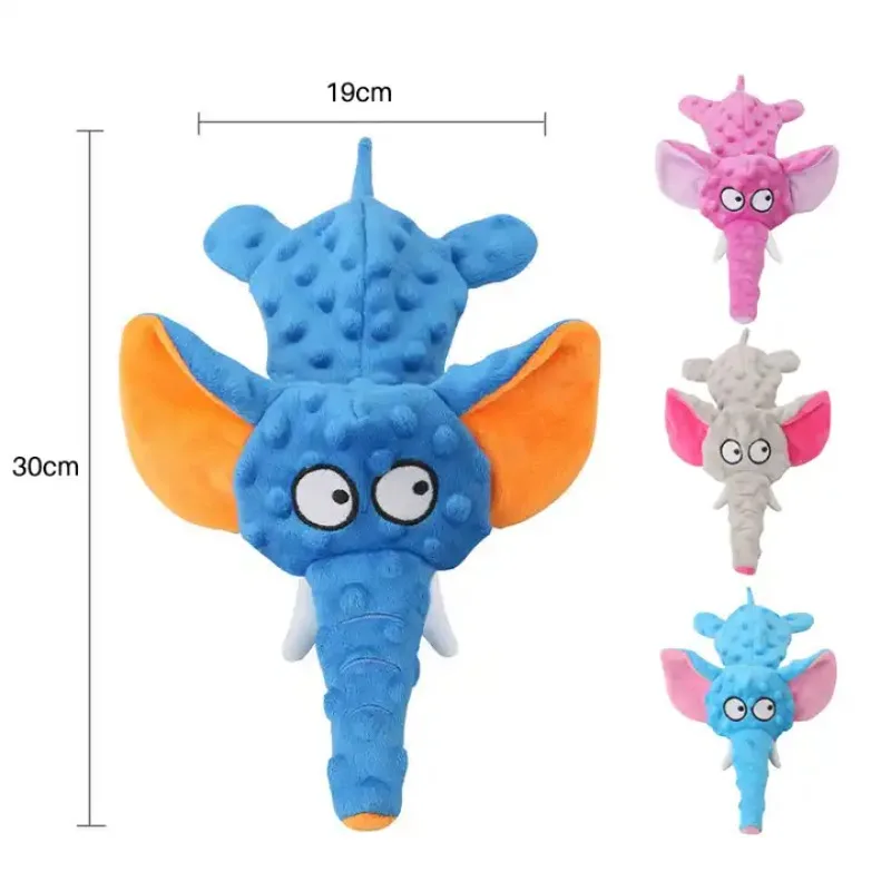 Pet Plush Toy Cat Dog Voice Animal Shape Puzzle Toy Bite Resistant Interactive Pet Dog Teeth Cleaning Chew Toy Pet Supplies 4