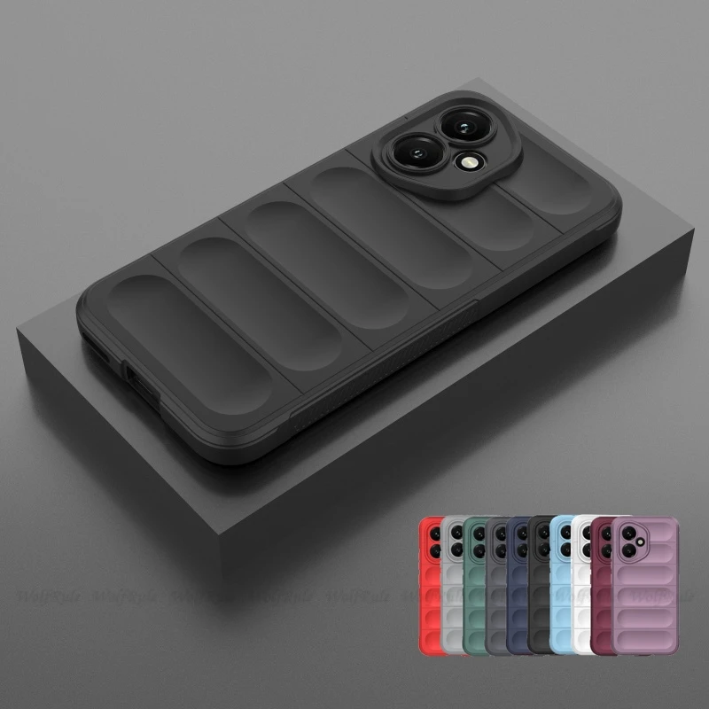 Enhanced Shockproof Armor Phone Bumper with Lens Protection - Soft TPU Case Cover