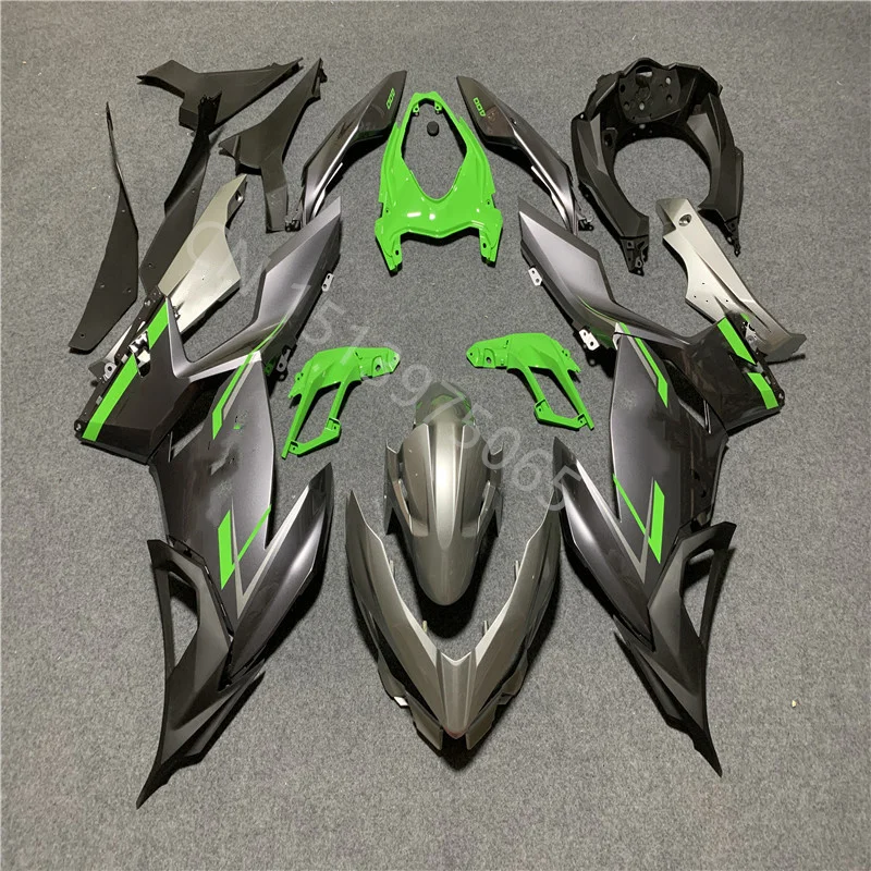 

Серые, черные, зеленые литьевые части для мотоциклов Kawasaki Ninja 400 2018-2019-2020 -2021 Ninja 400 18 21 обтекатель