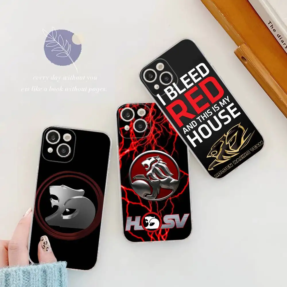 Sleek Transparent Car Emblem Phone Case