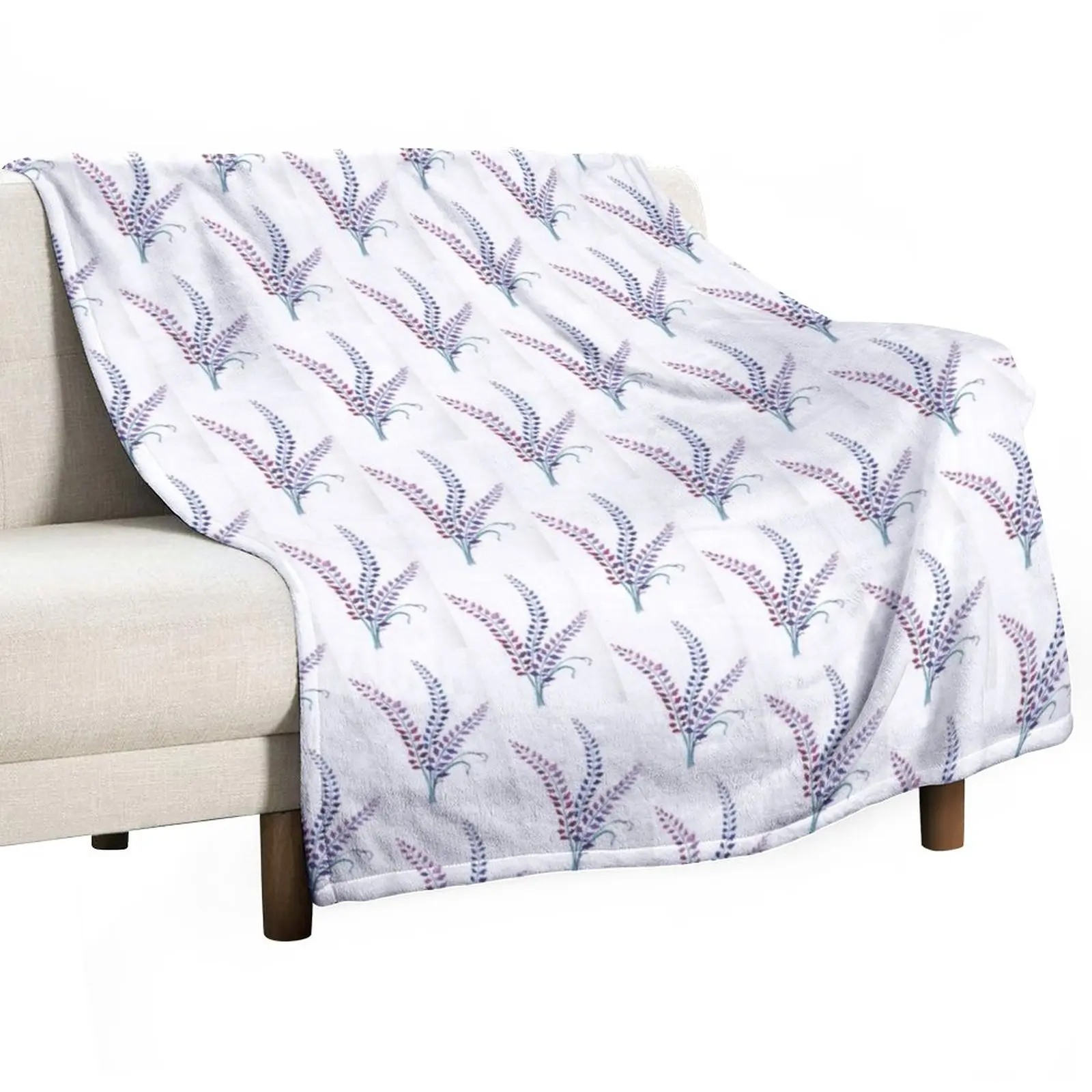 

Sprigs of Heather Throw Blanket Bed warm winter Thermal Blankets