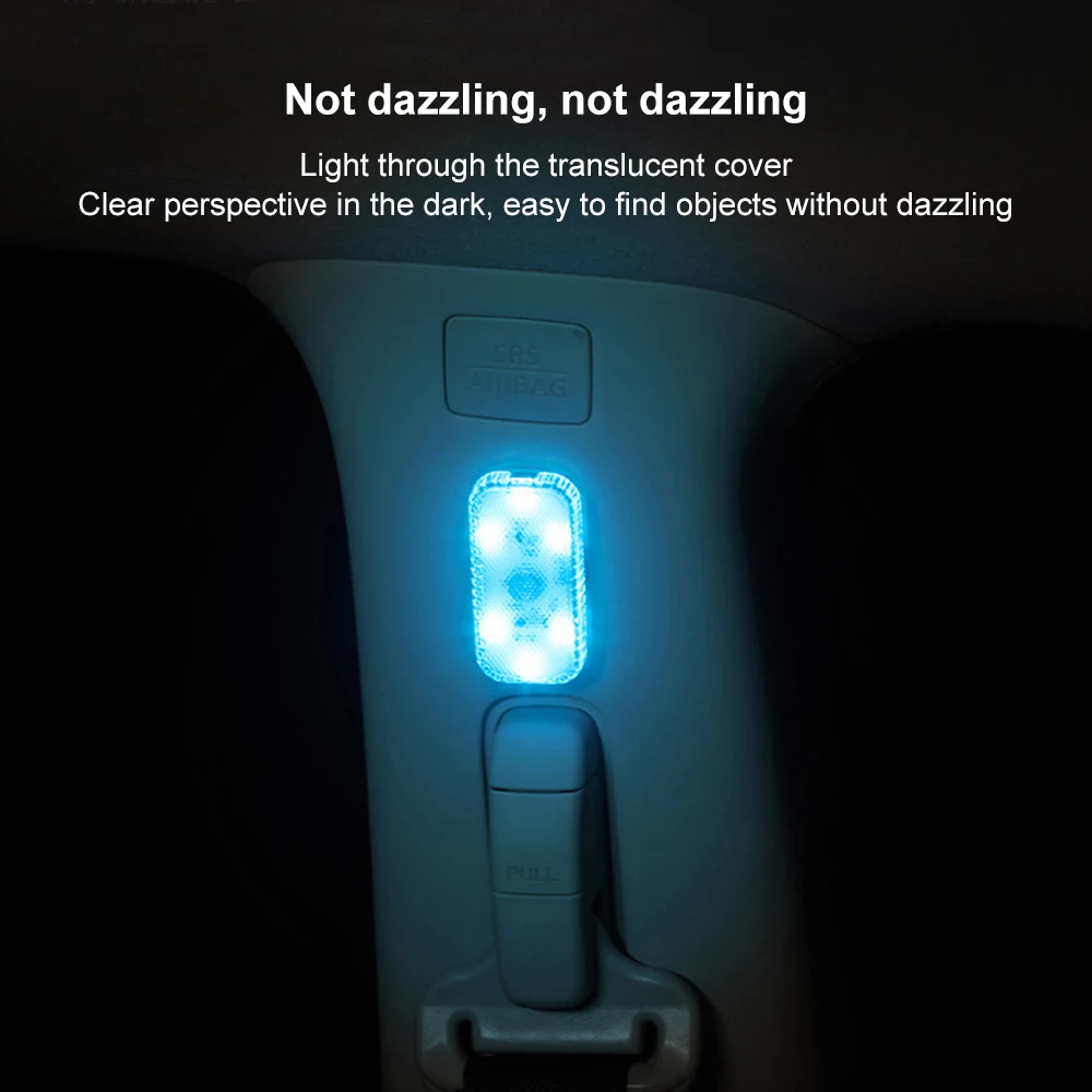 RGB LED 항공기 스트로브 조명, 오토바이 조명, 무선 자동차 내부 지붕 독서 램프, USB 충전식 고휘도 조명