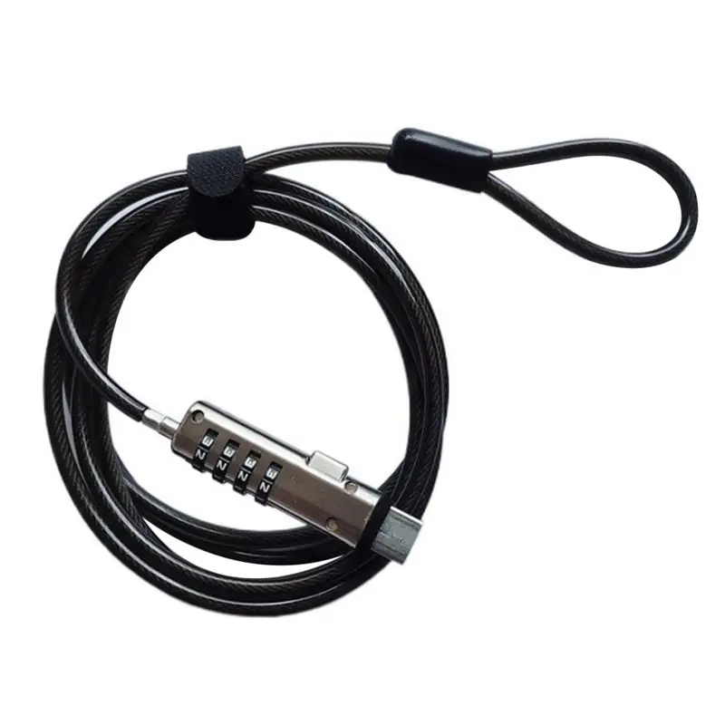 6X 보안 USB 번호 잠금 장치, 노트북, 태블릿, 프로젝터, TV의 도난 방지 기능에 사용됨