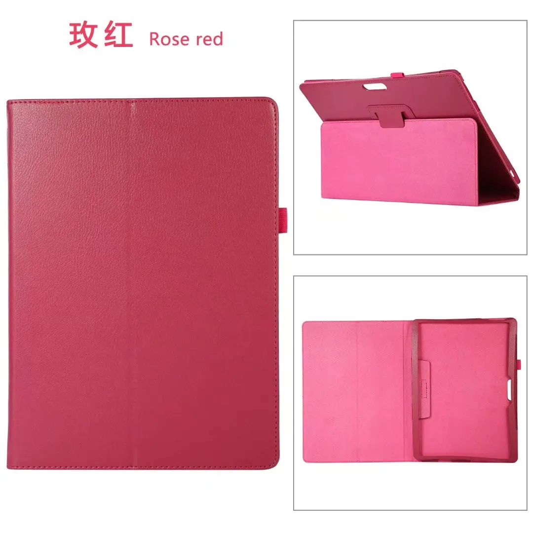 Luxury PU Leather Shockproof Stand Case with Slim Folding Cover