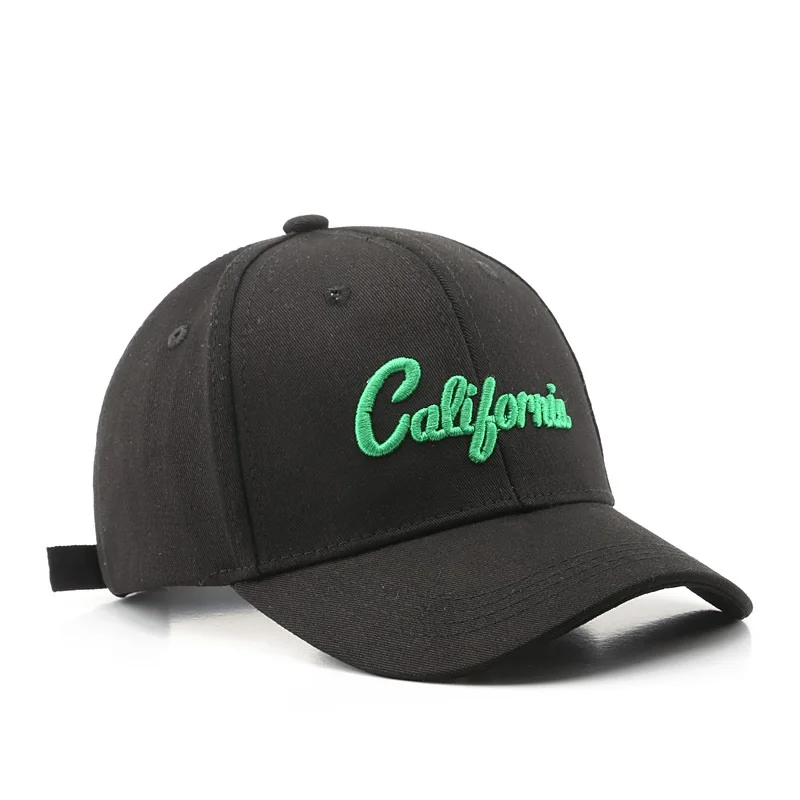 Embroidered Adjustable Green baseball cap Spring men Sports hat Breathable Cotton Trucker hat for Women travel sun hats 3