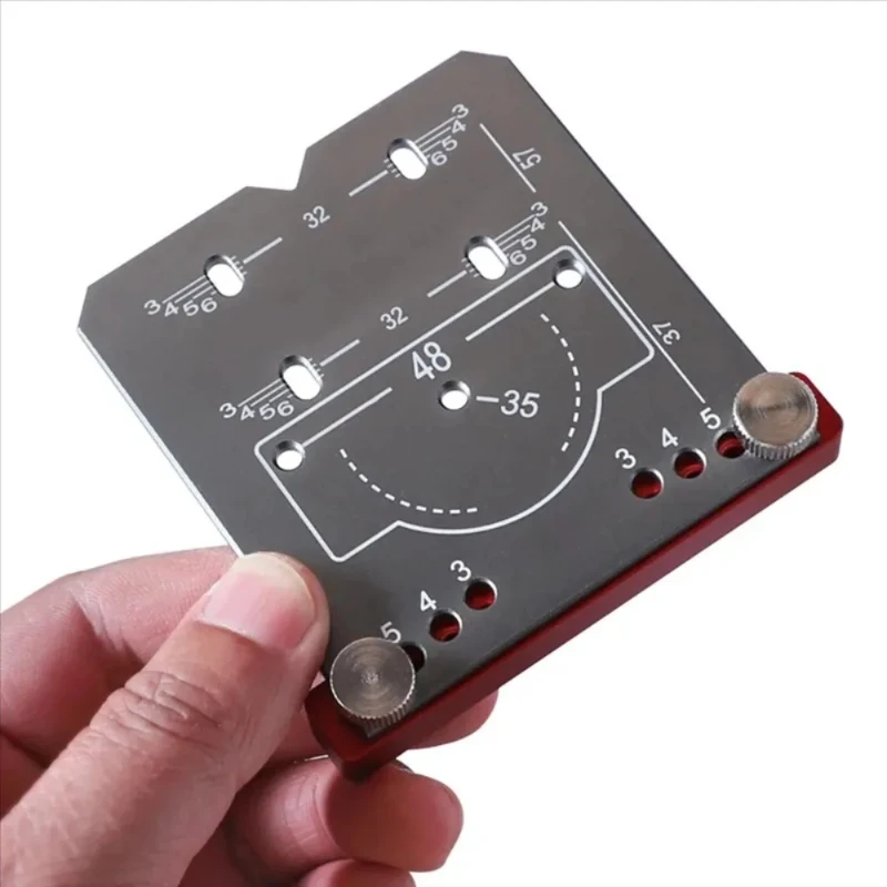 35mm hinge fixture door cabinet hidden Ingersoll hole template fixture aluminum alloy drill guide positioning tool woodworking