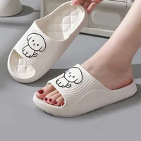 2025 Summer Slippers Bathroom Platform Non-Slip Home Bear Cartoon Flip Flops Beach Women Slipper Sandals Slides Indoor Outdoor - Image 3