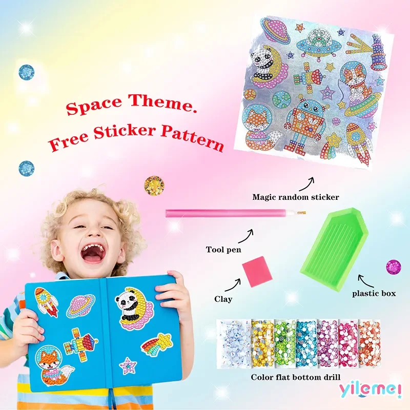GEM 5D Diamond Painting Stickers Kit 6