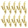 20 Pcs Saxophone Charm Xmas Tree Pendants Accessories Christmas Decor Supplies Plastic Musical Instruments Ornaments 4