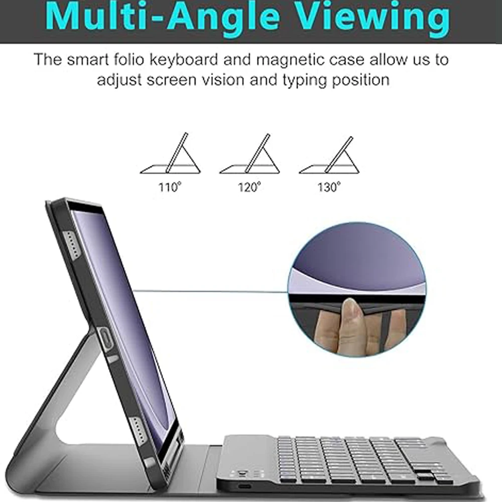 Case for Xiaomi Redmi Pad SE 11inch Detachable Bluetooth Keyboard Case For Redmi Pad SE 11