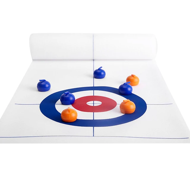 Table Top Fun Family Games Foldable Mini Curling Ball Tabletop Curling Game  For Kids Adults Teens Boys Family School Travel - AliExpress