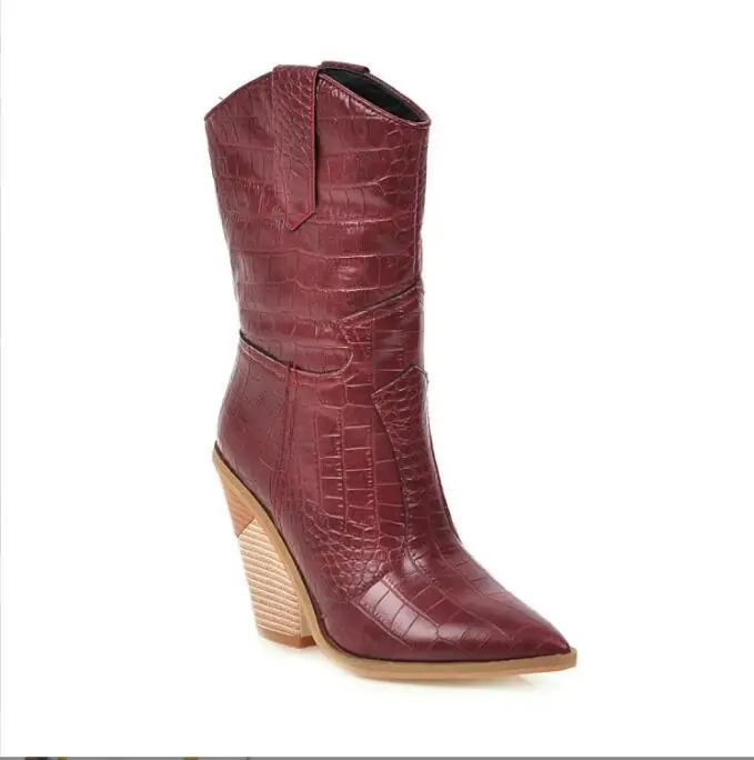 Sexy Winter Autumn Boots Women Shoes Woman Boots Fashion pointed toe Ankle Boots Genuine Leather Black Boots Comfortable Boots