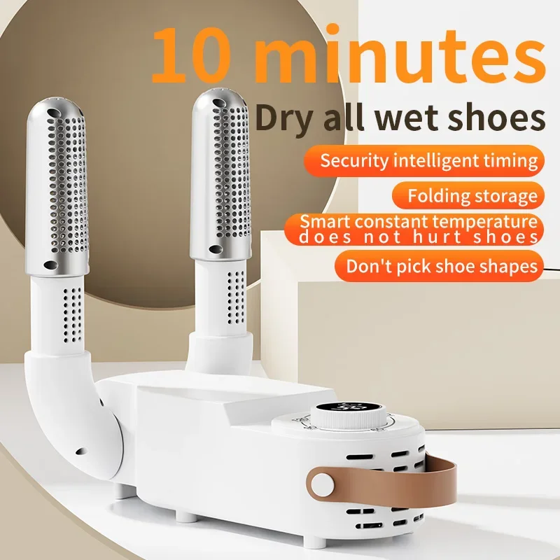 110V/220V Electric Shoes Dryer Portable Foldable Smart Heater Deodorizer Dehumidifier Shoe Drying Machine Foot Warmer Shoe dryer 6