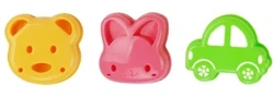 Whimsical Animal Shape Sandwich & Pastry Cookie Cutter Set (As picture(7))