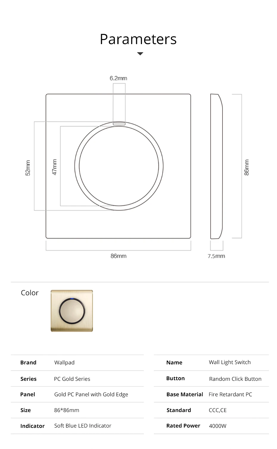 Interrupteur Double Allumage 10AX Niloé Finition Ivoire Avec Bornes Automatiques Griffes 764605