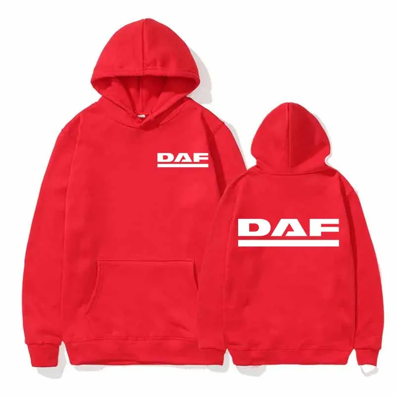 DAF Print Hoodie Männer und Frauen Sport Langarm Sweatshirts Winter Fleece Jogging Top Lose Kleidung Mode Pullover – Detail 7