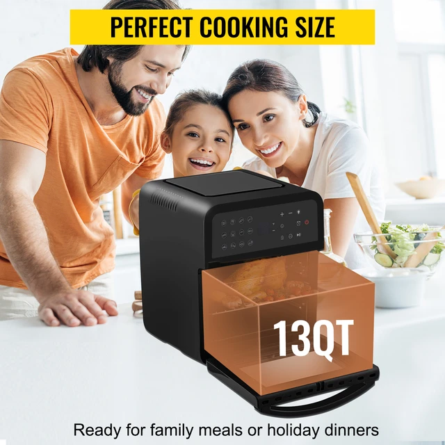 Home Air Fryer 13 Quart Air Fryer Oven Rotisserie, Dehydrator + 20  Accessories