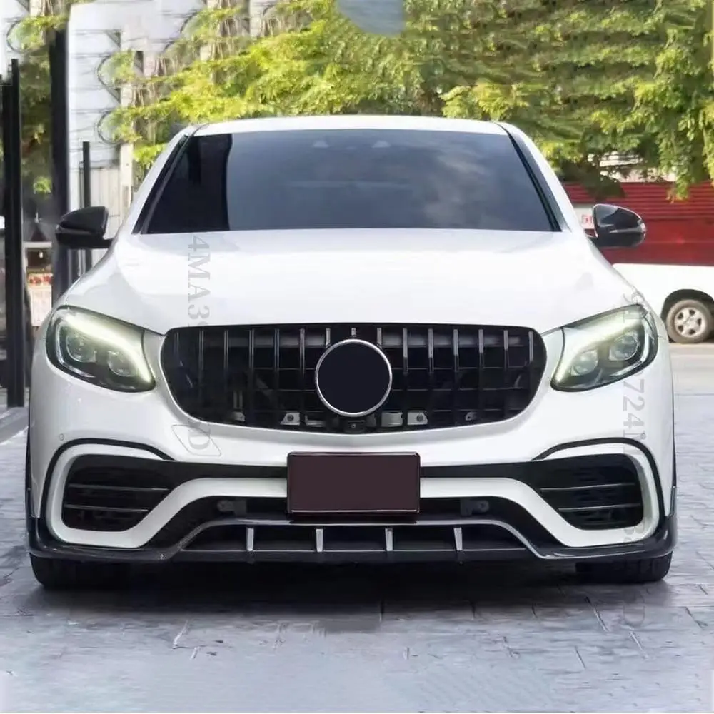 Replacement Part Diamond GT Style Front Inlet Mesh Bumper Grille Grid Grill Refit For Mercedes Benz GLC X253 2015-Tuning