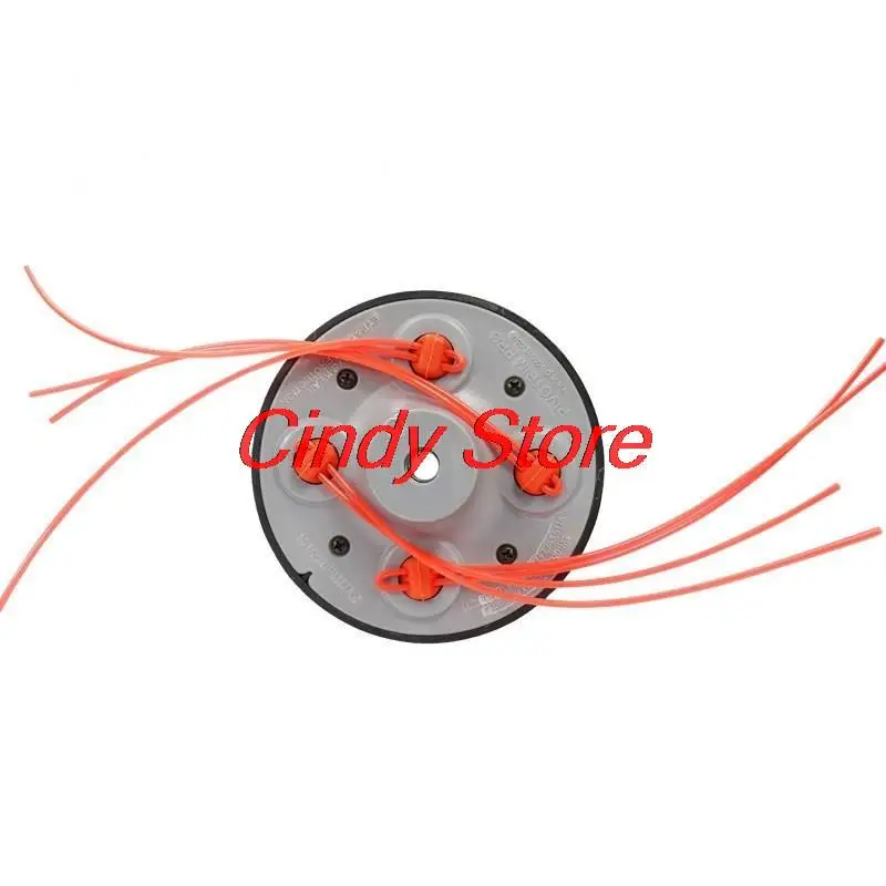 

1pc Universal 4 Lines Bump Speed Feed String Trimmer Head Grass Trimmer Head For Gasoline Lawn Mower Brush Cutter Head