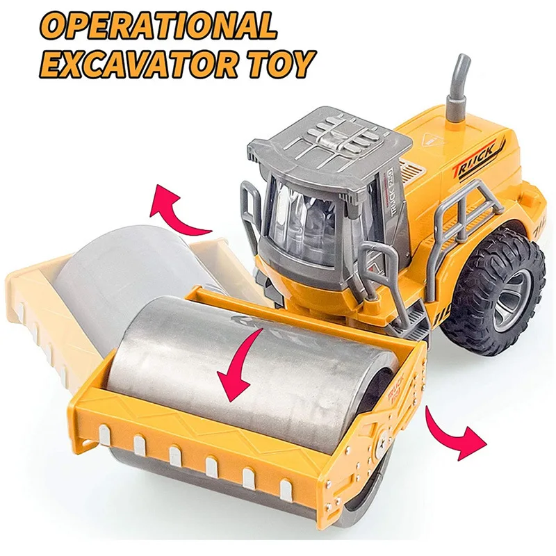 Rc Car Toys Truck 1:30 Wheel Shovel Loader 6CH 4WD Metal Remote Control Bulldozer Construction Vehicles For Boys Hobby Toy Gifts 3