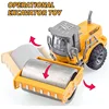 Rc Car Toys Truck 1:30 Wheel Shovel Loader 6CH 4WD Metal Remote Control Bulldozer Construction Vehicles For Boys Hobby Toy Gifts 3