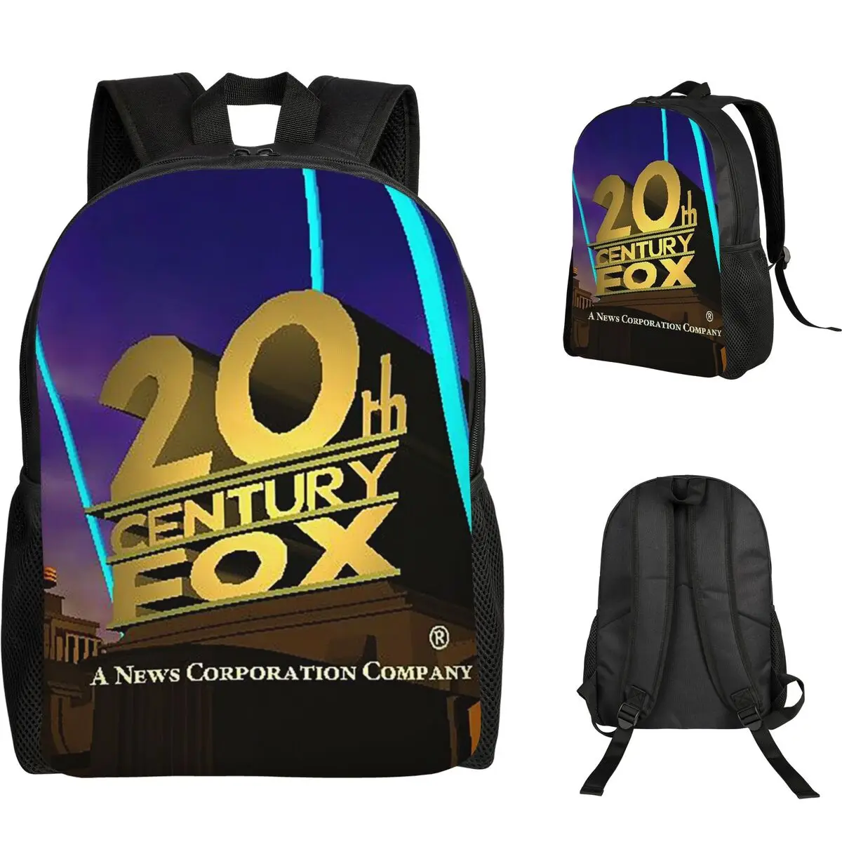 Zaino per studenti 20th Century Fox, borsa da scuola, zaino da viaggio per escursioni, per ragazzi e ragazze, borsa a tracolla alla moda