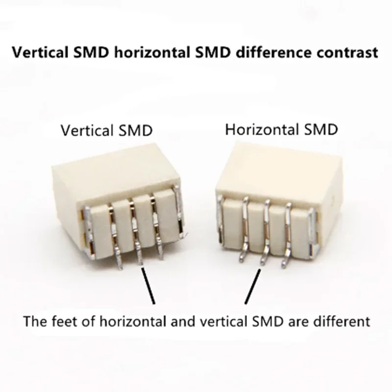 SMD 핀 헤더 커넥터 와이어 어댑터, SH1.0, 2p, 3p, 4p, 5 핀, 1.0mm 피치 터미널 키트, 하우징, SH1.0, 박스 당 440 개