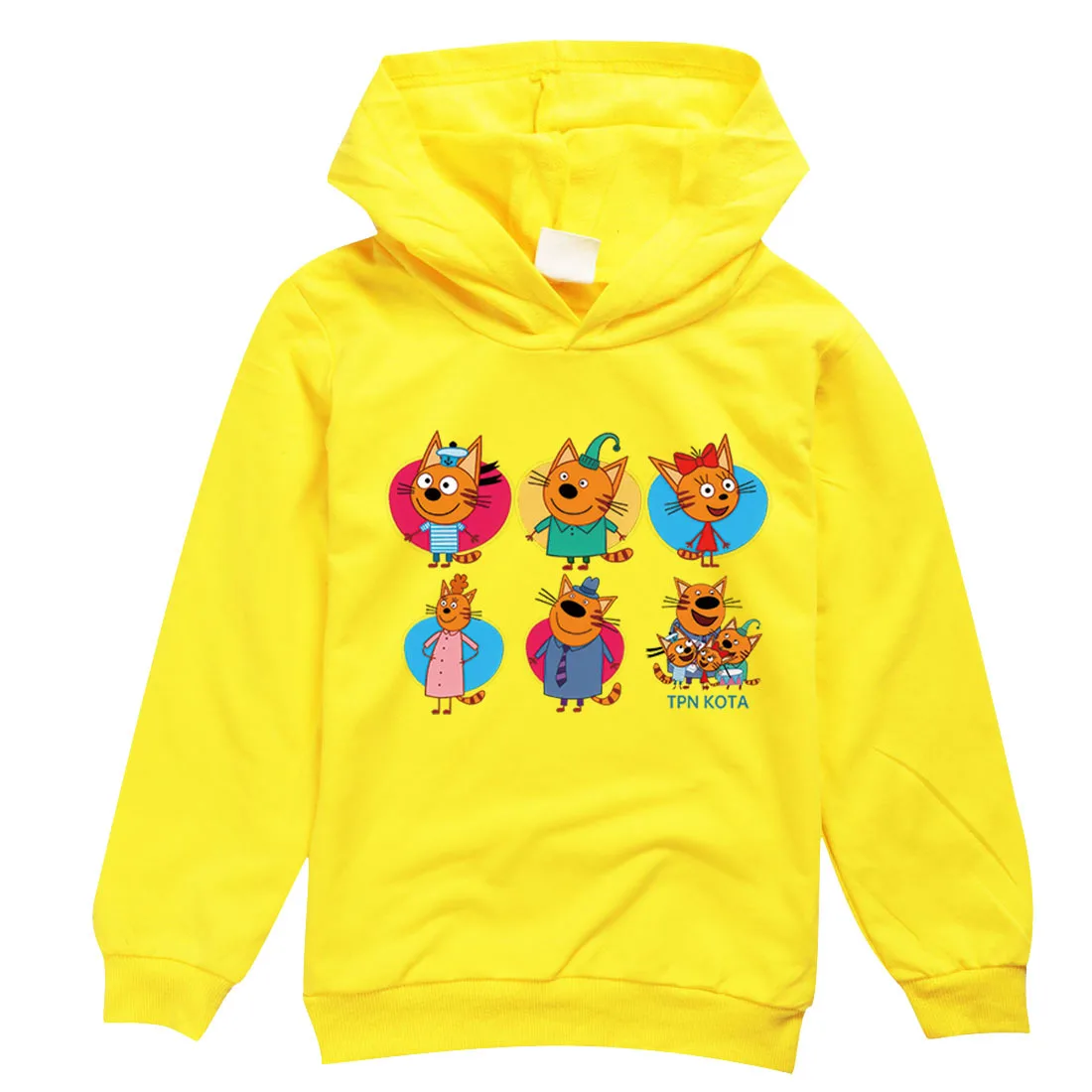 

Kids Clothes Kid-E-Cats Hooded Tops Baby Boy Girls Hoodie Children's Pullover Sweatshirt Autumn Christmas Long Sleeves T-shirt