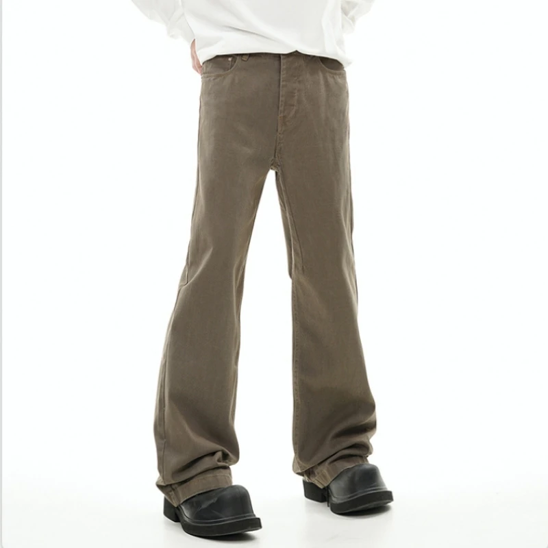 American Retro Murad Jeans Uomo Donna High Street Marea Cleanfit Pantaloni Lunghi Dritti