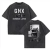 Kendrick Lamar GNX Tour Shirts Harajuku Vintage O-Neck Short Sleeve Cotton Man Woman T-Shirts Gift Tops 1