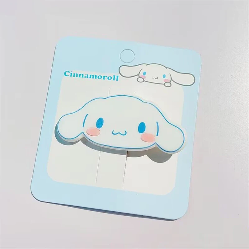 

Hello Kitty Anime Sanrio Girly Heart Cute Kuromi Kawaii Hair Accessories Cute Cinnamoroll Cartoon Hairpin Toys for Girls