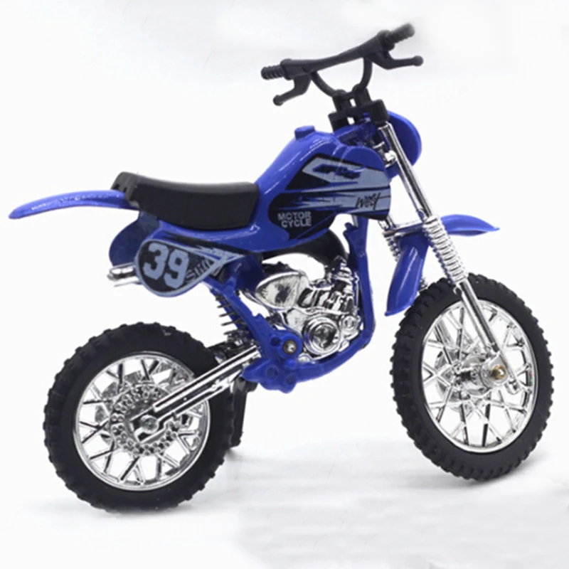 

New Simulated Alloy Motocross Motorcycle Model 1:18 Toy Adventure Imulation Alloy Motorcycle Model Kids Toy Gift