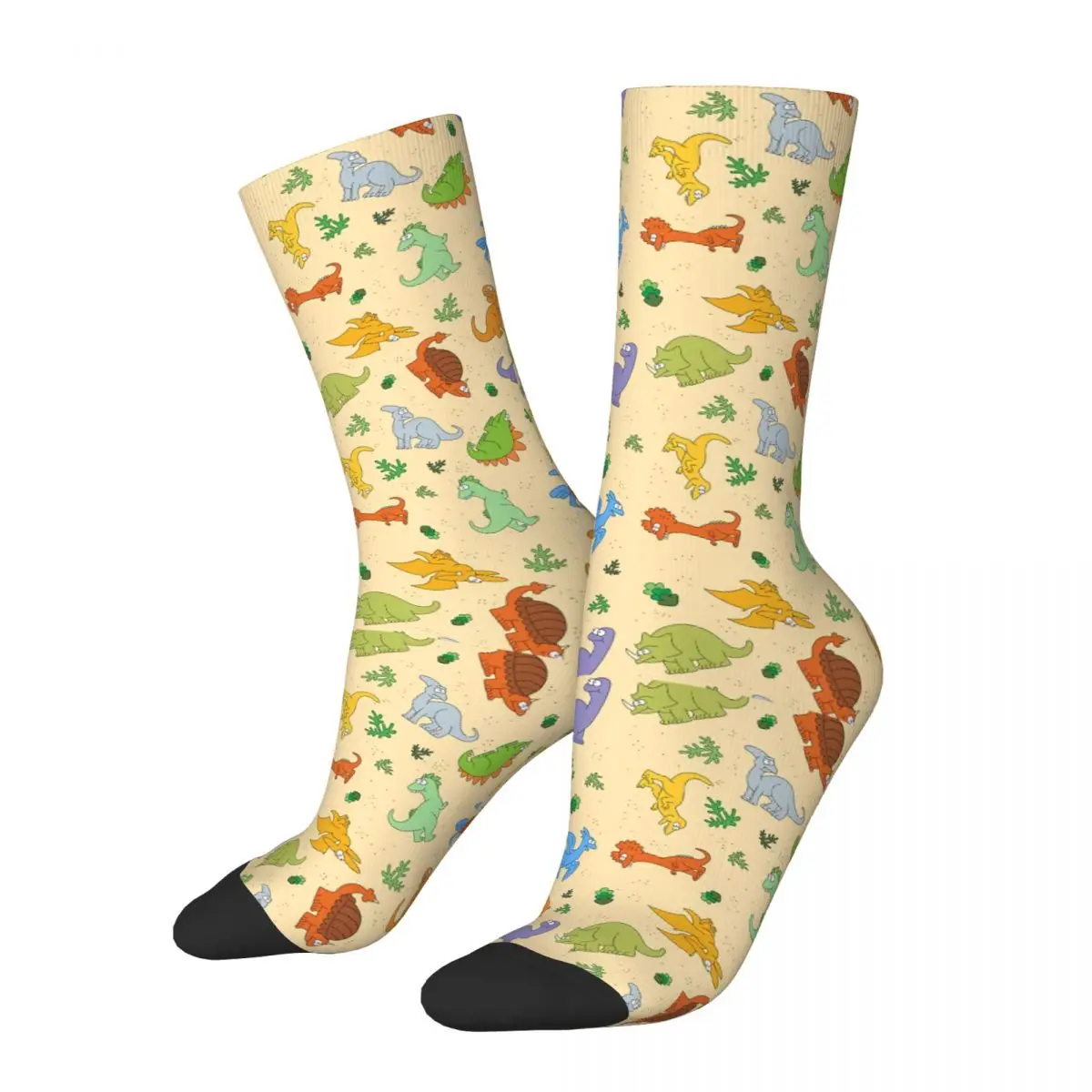 Calzini Dinosauri Dei Cartoni Animati Uomo Uomo Donna Calze Primaverili Harajuku