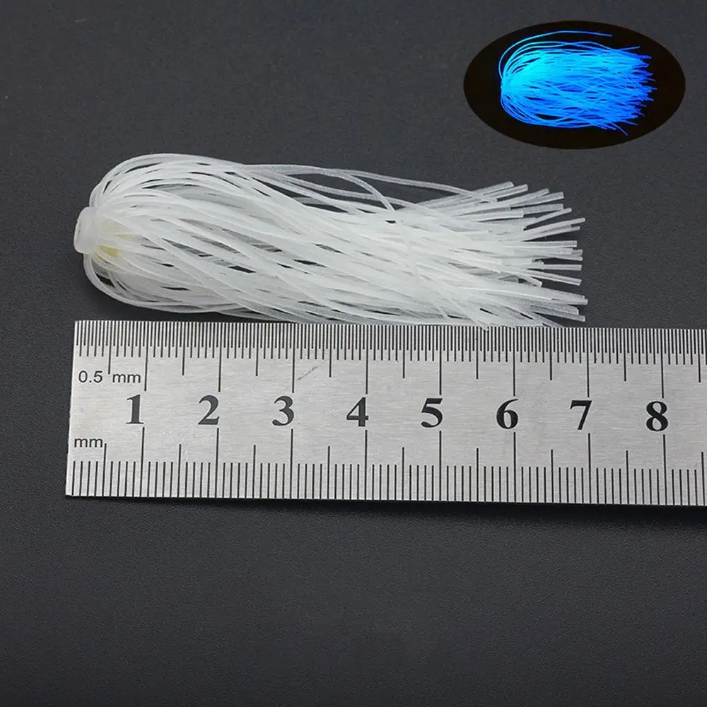 Hebras Pesca DIY Faldas Spinnerbait 600 Hebras Silicona | Colores Vivos | Para DIY Señuelos Pesca | 16 Cm Señuelos Pesca Spinnerbait
