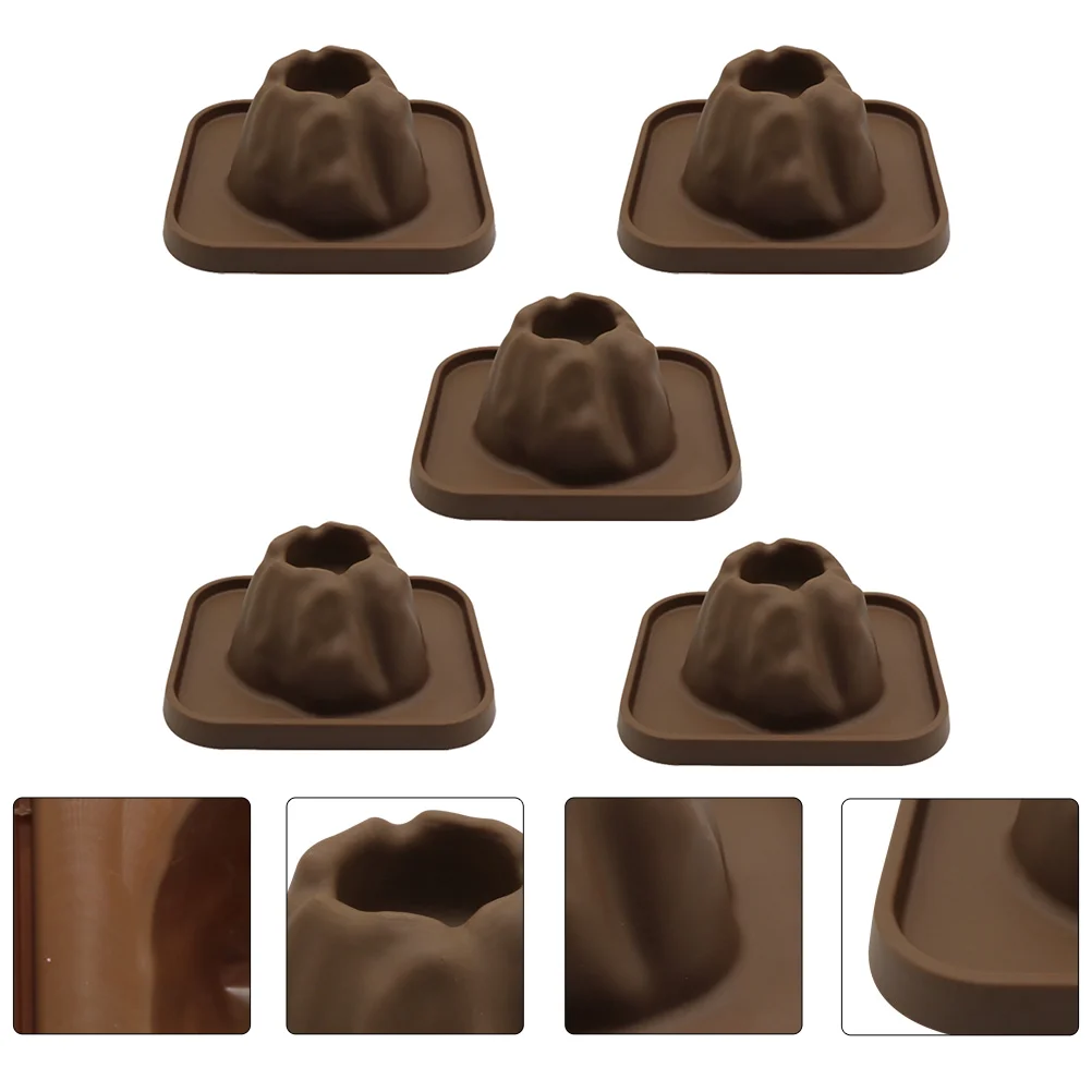 

Alipis Volcano Model 5Pcs Volcano Science Kit Eruption Science Experiments Plastic Volcano Figure Erupting Volcano Model