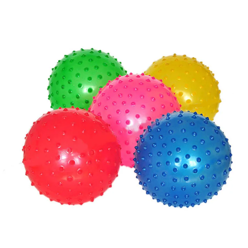 5PCS inflatable toy massage ball parent-child interactive massage series round ball inflatable massage ball toy prick ball 5