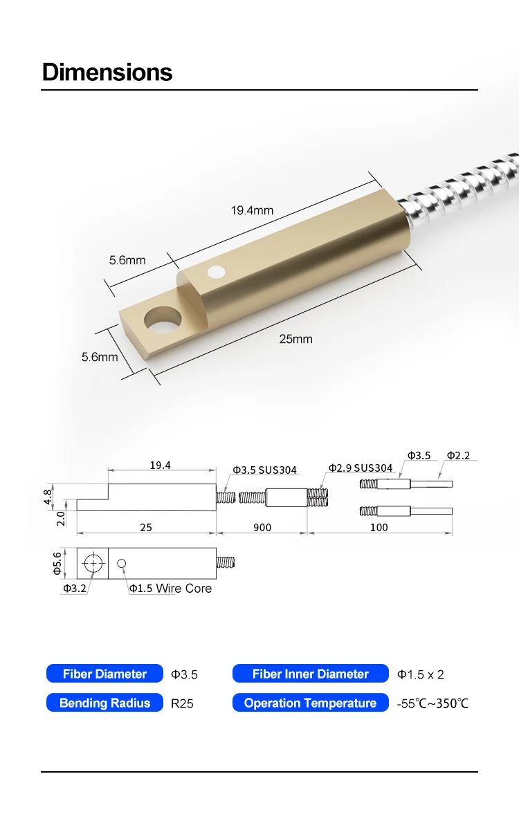 FUWEI FWGR-11-10 Fasersensor-Ausgang, automatischer Sensor, digitaler Glasfaserverstärker-Sensor – Detail 6