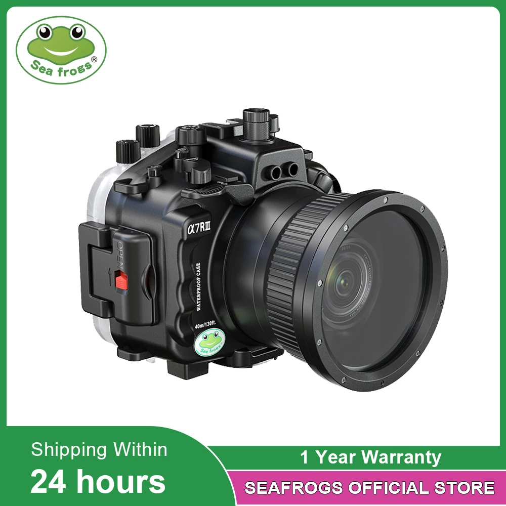 Seafrogs New Model Professional 40Meter Diving Camera Case With Optical